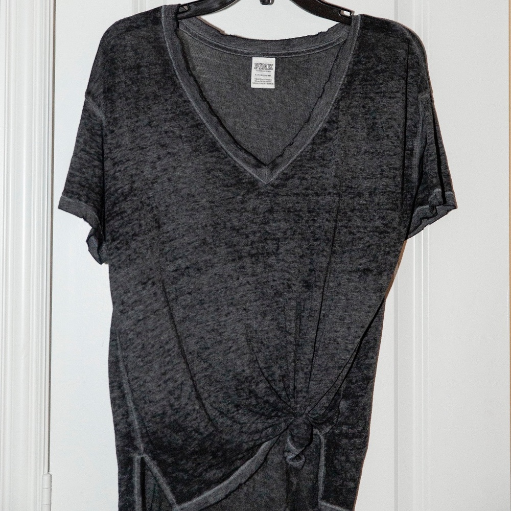 Gray Shortsleeve Top